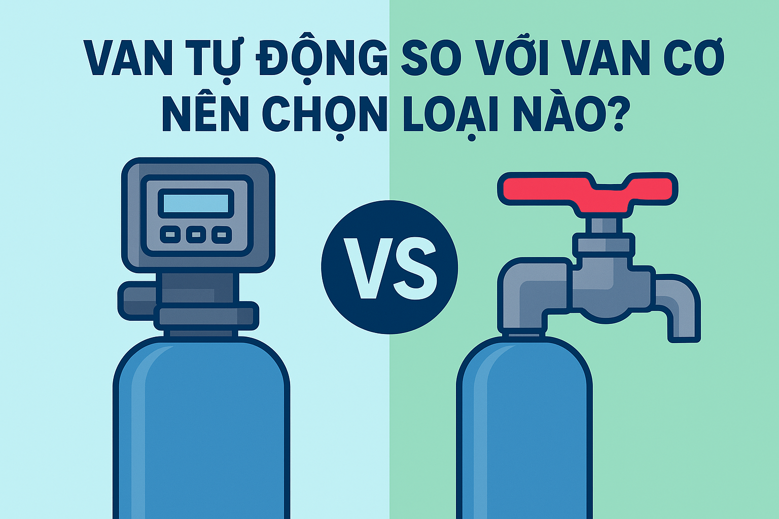 Van tự động so với van cơ – nên chọn loại nào?