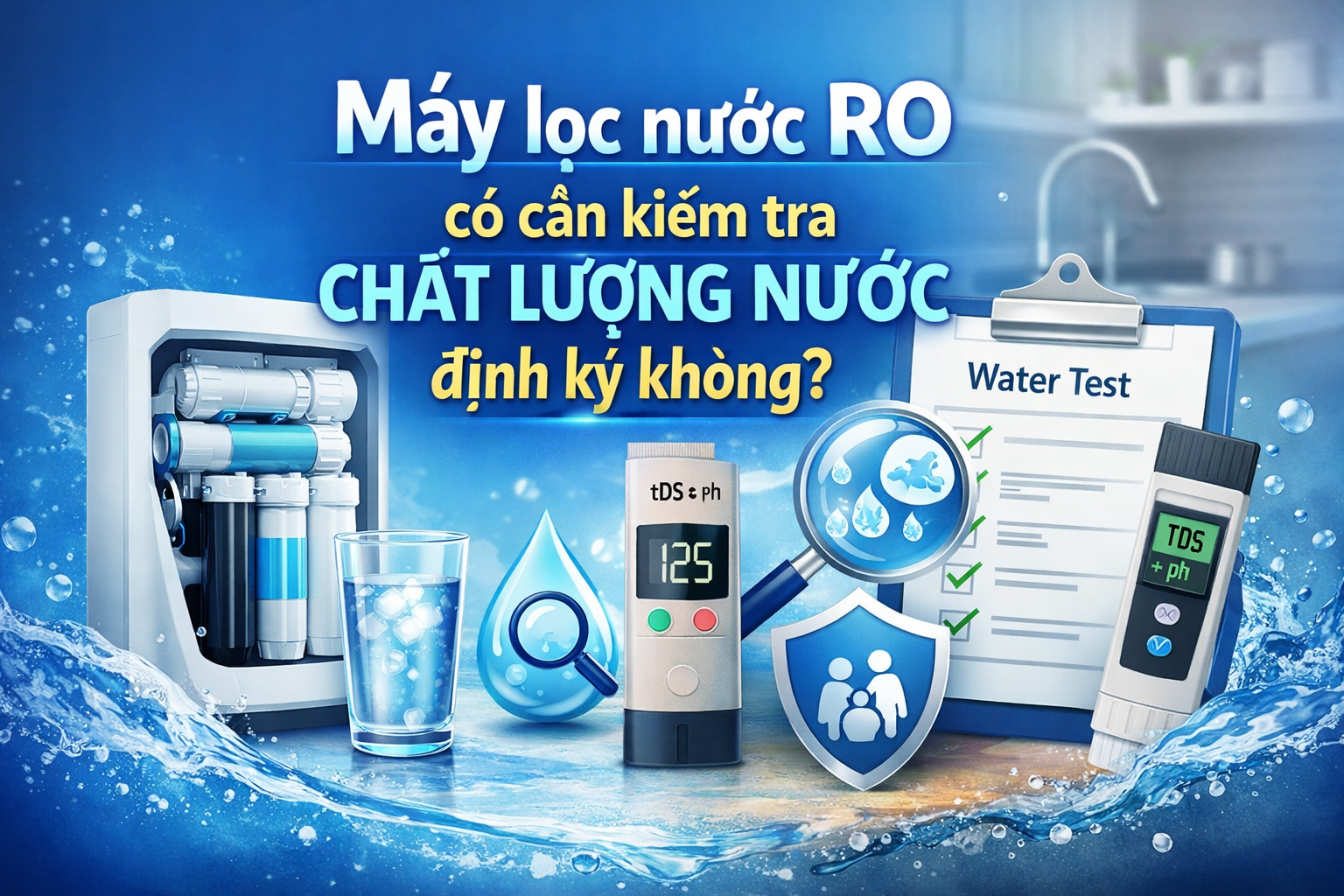 Máy lọc nước RO có cần kiểm tra chất lượng nước định kỳ không?