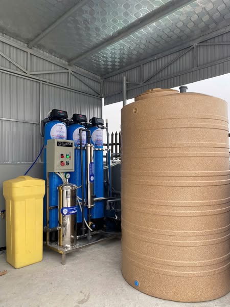 Lắp đặt hệ thống lọc tổng 3 cột cho gia đình anh Kiên- Diễn Thành