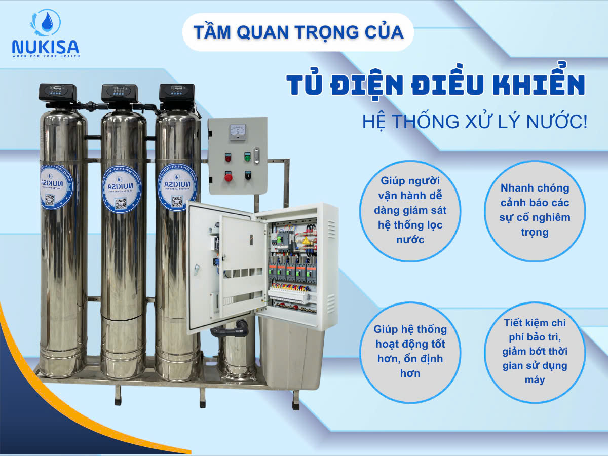 Tủ Điện Điều Khiển Hệ Thống Lọc Nước RO Công Nghiệp